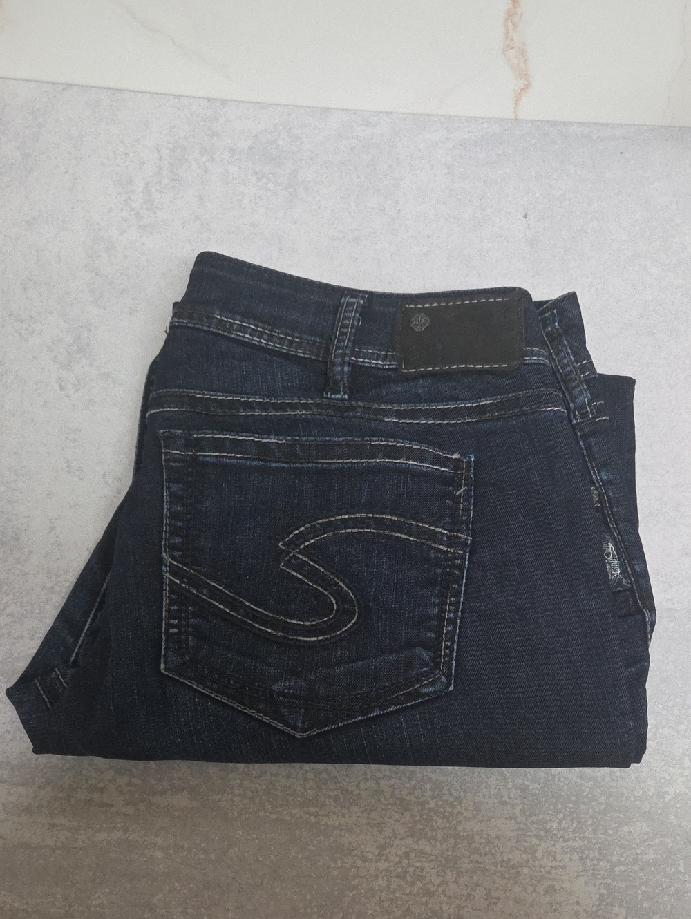 Silver Jeans Co. Men's Dark Indigo Slim Straight Jeans